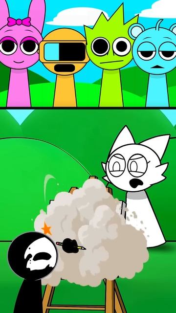 Sprunki. Cartoon. Animals.  #animals #rainbowfriends #cartoons #gartenofbanban #roblox #huggywuggy