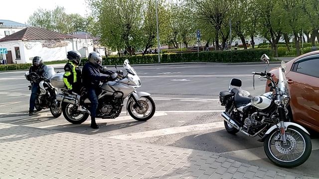 Мотогости уезжают. 17.05.2025.