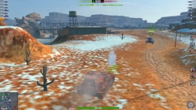 Качаем тапка #wot #танки #wotblitz #играем #blitz