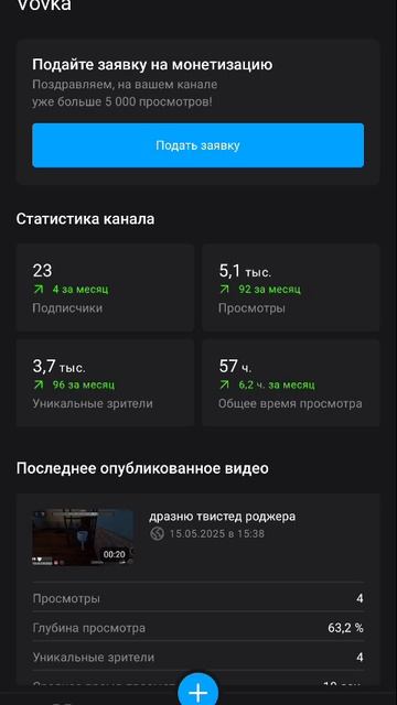 я накопил 5000 просмотров и я скоро буду поднимать деньги...(наверно)