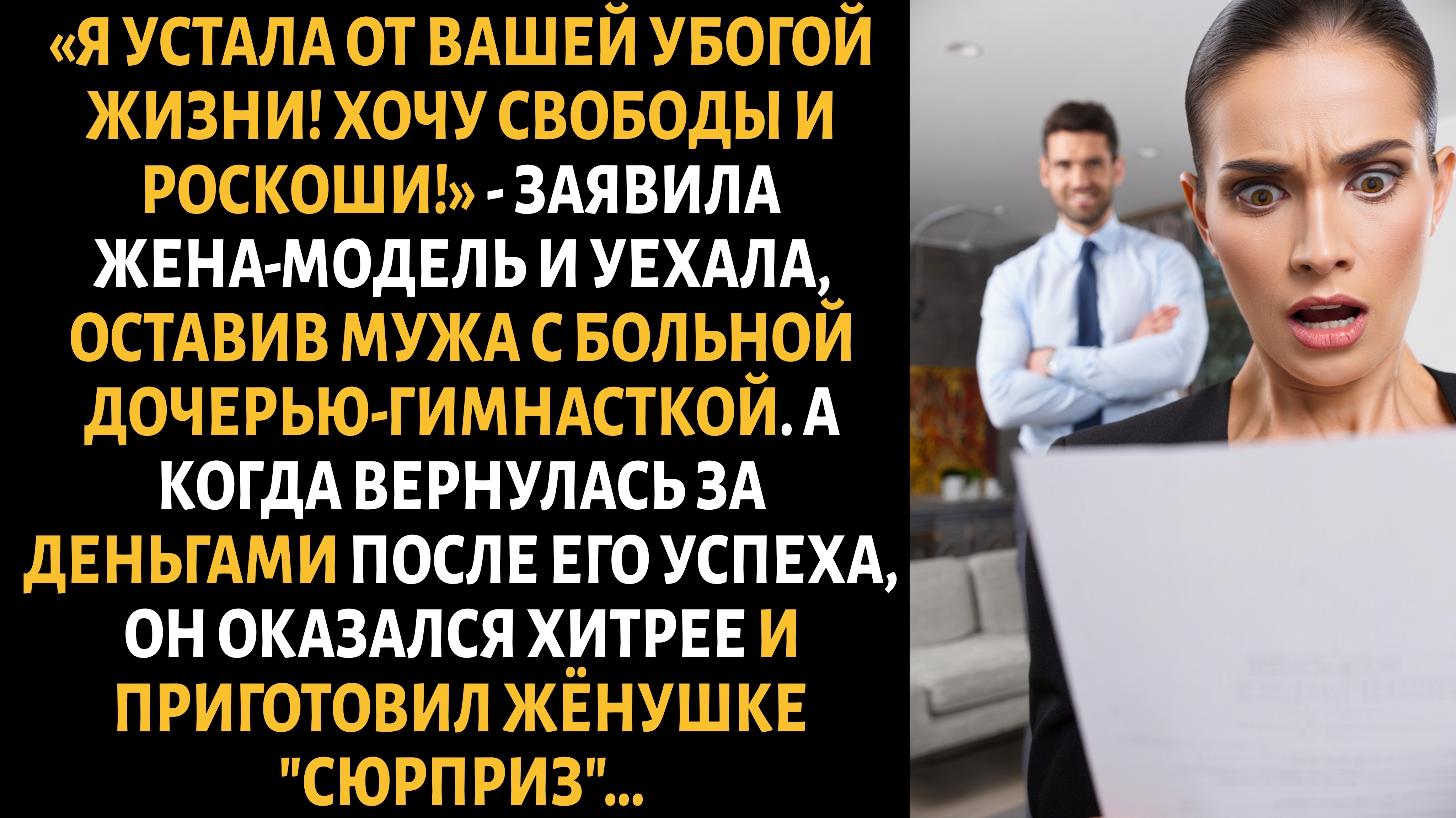 «ДОЧЬ-ИНВАЛИД НАМ НЕ НУЖНА!» – шептала ЖЕНА ЛЮБОВНИКУ. Но МУЖ ВСЁ СЛЫШАЛ, а в СУДЕ она ПОБАГРОВЕЛА.