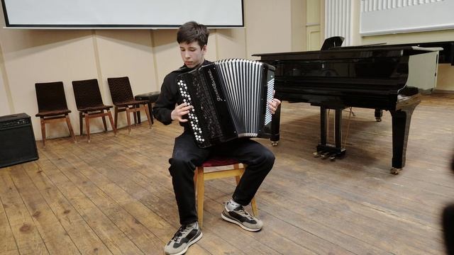 Валеев Роман, 14 лет. (Баян). Ю. Гаврилов,,Скорый поезд"