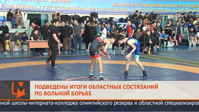 Подведены итоги областных состязаний по вольной борь?