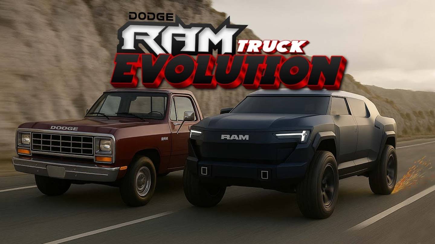Эволюция грузовиков RAM | 1981 - 2040 От классической мощи к электрической