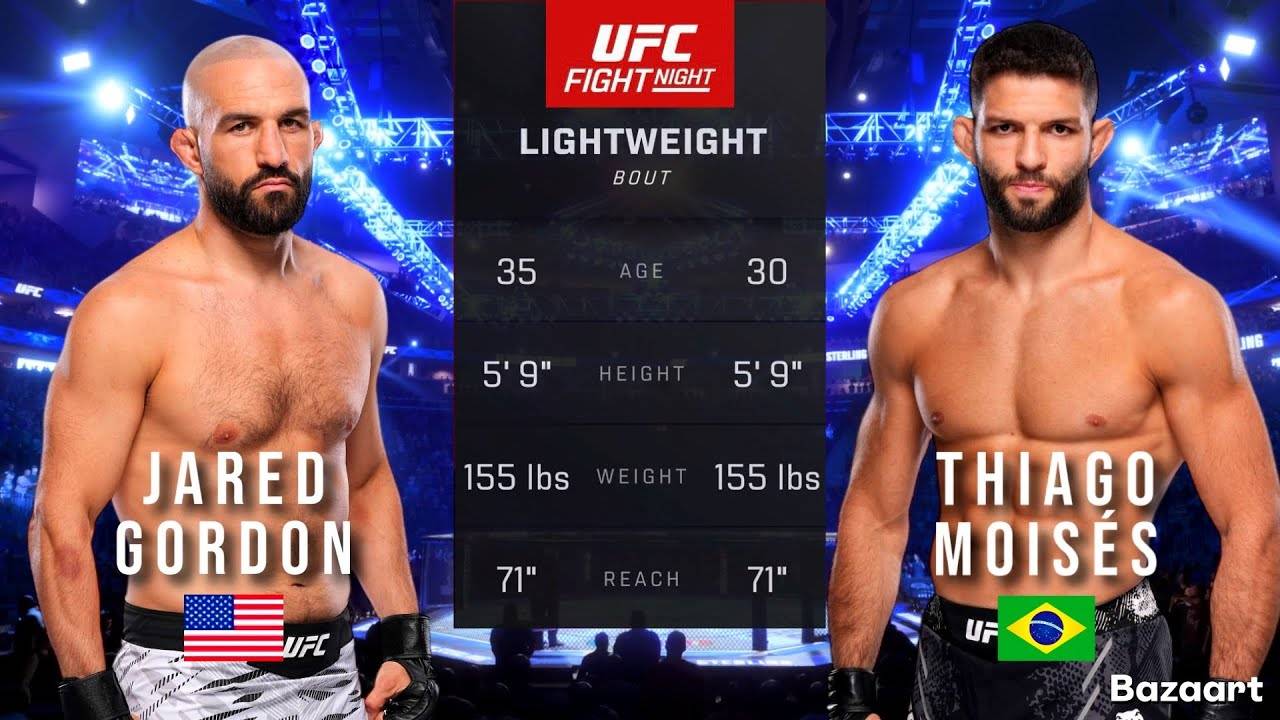 ДЖАРЕД ГОРДОН ПРОТИВ ТИАГО МОЙЗЕСА - UFC VEGAS 106