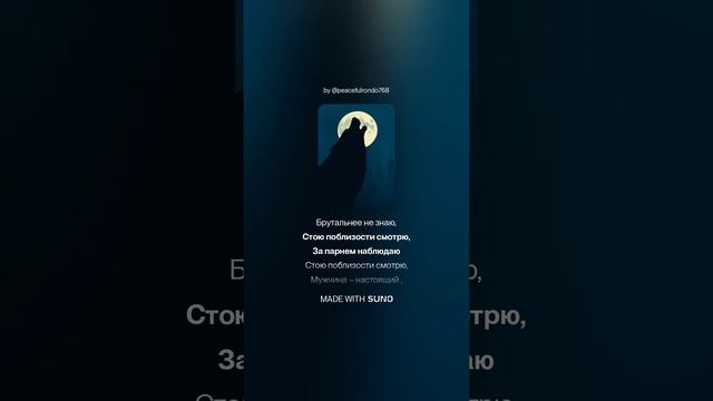 Брутальный парень.(ж+рэп)На слова Ольги Варламовой 71 от 23.03.2025 г.
