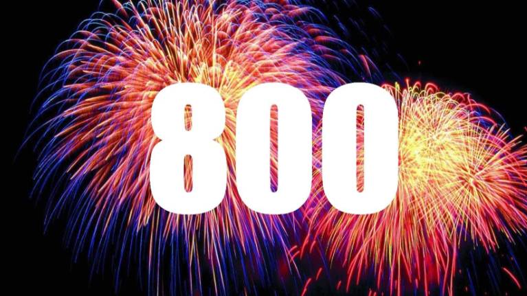 Спасибо за 800 комментариев