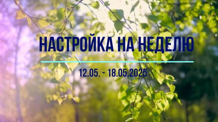 Настройка на неделю 12.05 - 18.05.2025. #медитация #осознанность #психология