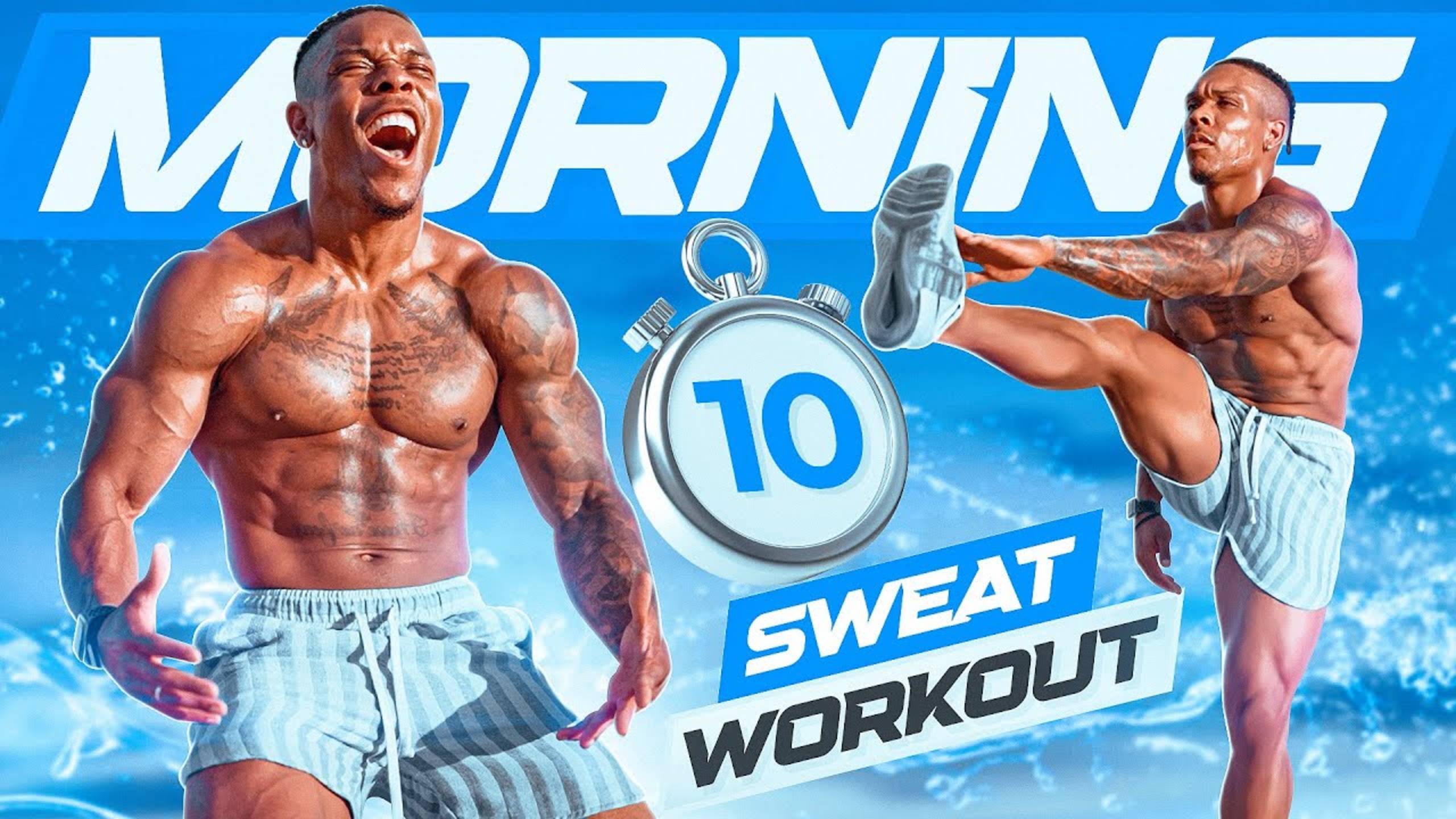 10 MINUTE MORNING WORKOUT [GET WARM AND SWEAT] - BullyJuice