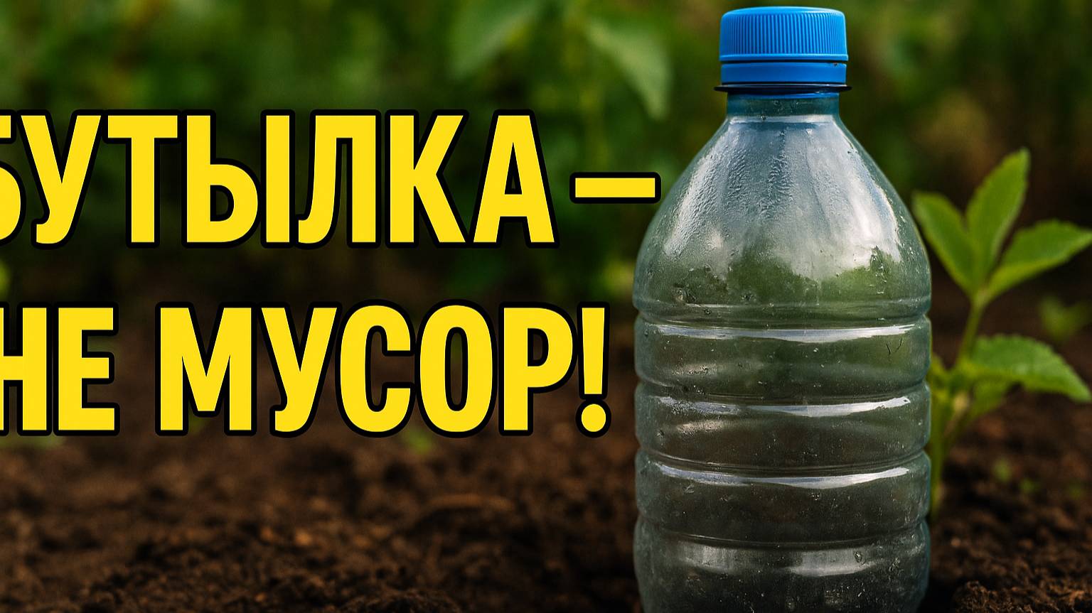 Мусор? Нет! Это — незаменимая вещь в огороде