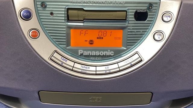 Panasonic RX-EX1 работа магнитолы