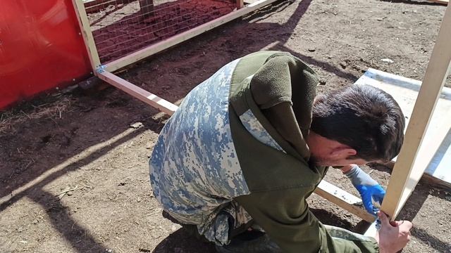 Делаем новой индюшатник с женой(1 часть)