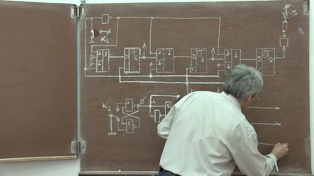 Лекция 148.Сдвиговый регистр на статических D триггерах