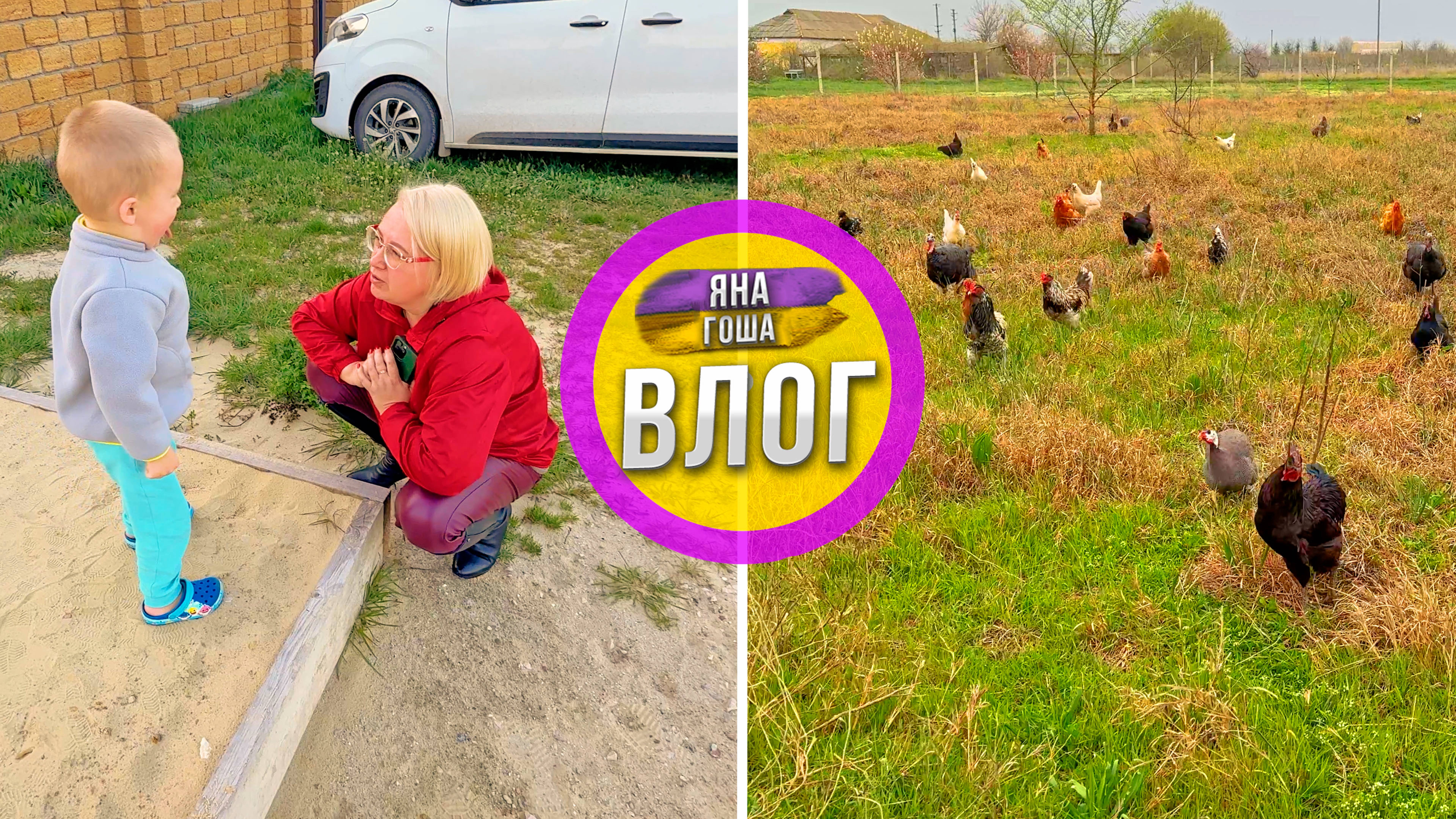 Я стала БЛОНДИНКОЙ! Муж удивлен таким решением! На ферме птицы и козы преследуют!