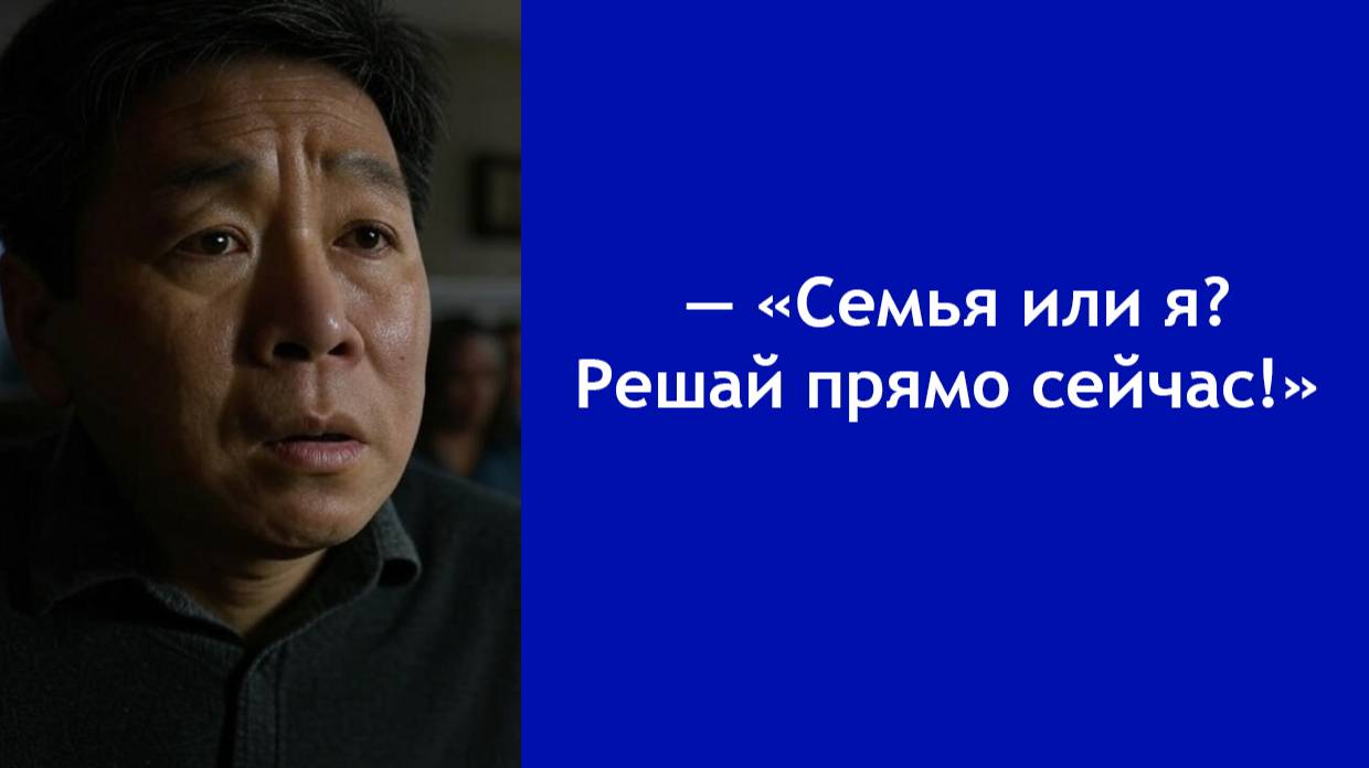 «Ты опять выбрал их, а не меня» — момент истины в семейном конфликте