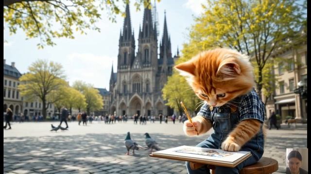 Fluffy Explorer Loses His Mind In Germany🐱