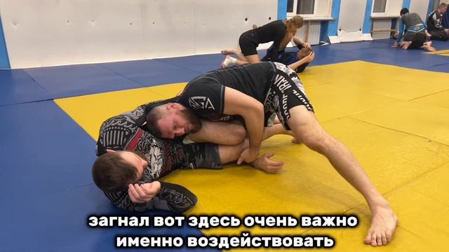 Грэпплинг в деталях. Проход хафгарда.