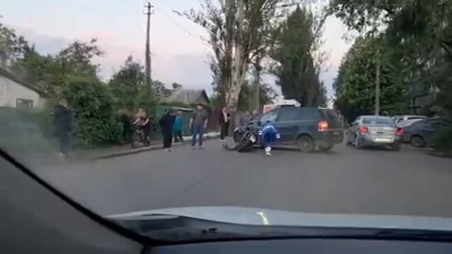 Сегодняшнее ДТП в Ханжонково