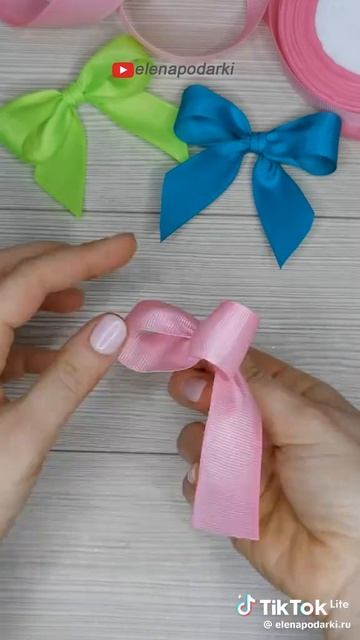 Бантик своими руками.