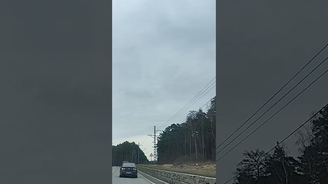 Москва.Рублевское шоссе  в сторону МКАД едем