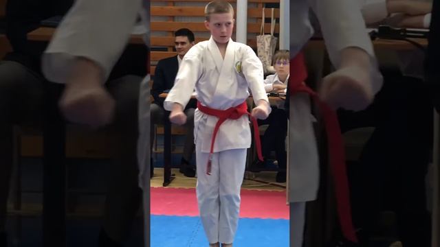 KATA UNSU ПОРВУ ВЗГЛЯДОМ #колягоша #karate #wkf #kata#spb#short #карате