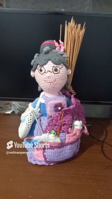 #shorts Моя бабушка помощница крючком#shorts