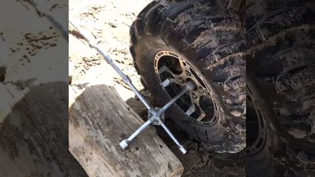 Замена заднего ступичного подшипника на cfmoto x6. В полевых условиях