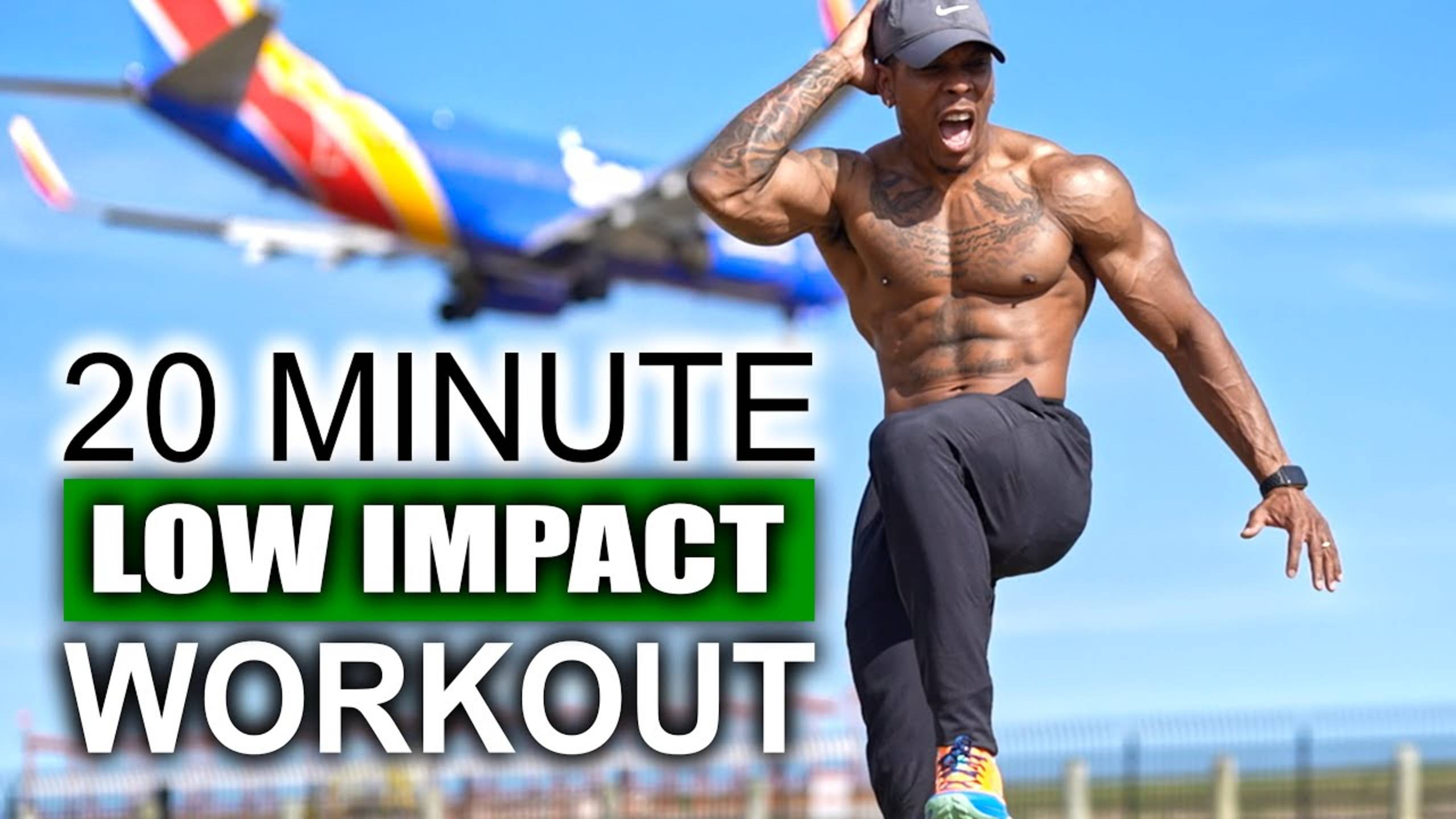 20 MINUTE FAT BURNING LOW IMPACT HIIT CARDIO WORKOUT(KNEE FRIENDLY) - BullyJuice