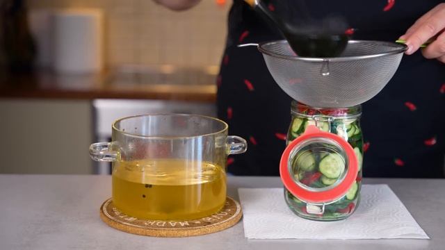 🥒Кисло-сладкие маринованные огурчики по-быстрому