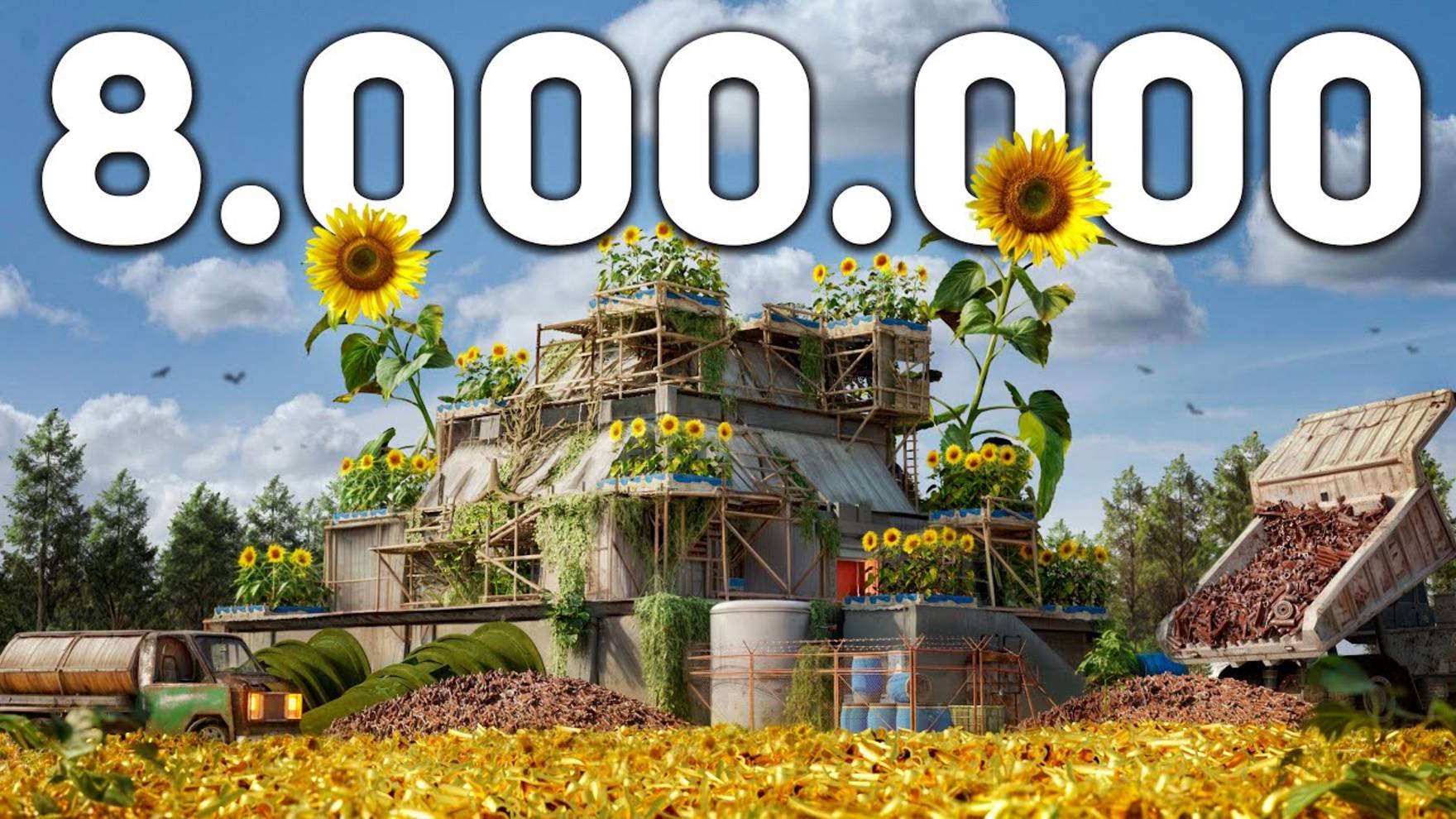 8.000.000 СКРАПА в день ПРИНОСИТ МОЯ АЦТЕКСКАЯ ФЕРМА в Раст / Rust кодлок