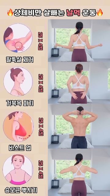 예쁜 상체 만들어주는 날먹운동 #오운완 #상체운동 #급찐급빠
