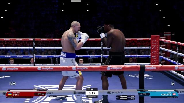 OLEKSANDR USYK vs DAVID ADELEYE | undisputed | boxing | gameplay | Бокс | Стиль бою | p