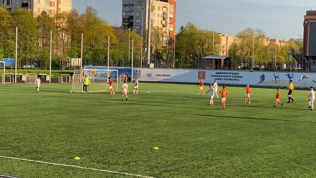Коломяги-2 (2013) vs Лавина-2 (2013), Первенство СПб 25, Лига Б, 17.05.25, 1 этап, 5 тур, 1 тайм