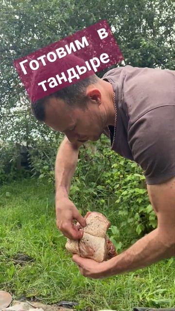 Готовим мясо и свиные ребра в тандыре...#тандыр #какприготовить #дача #мясо #свинина #карявычь