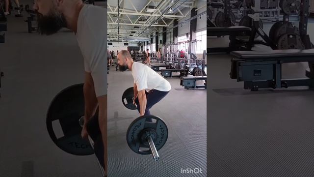 Становая тяга с пола.