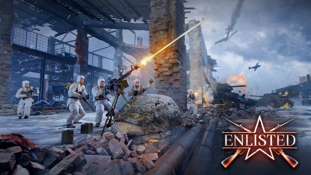 Enlisted играем .