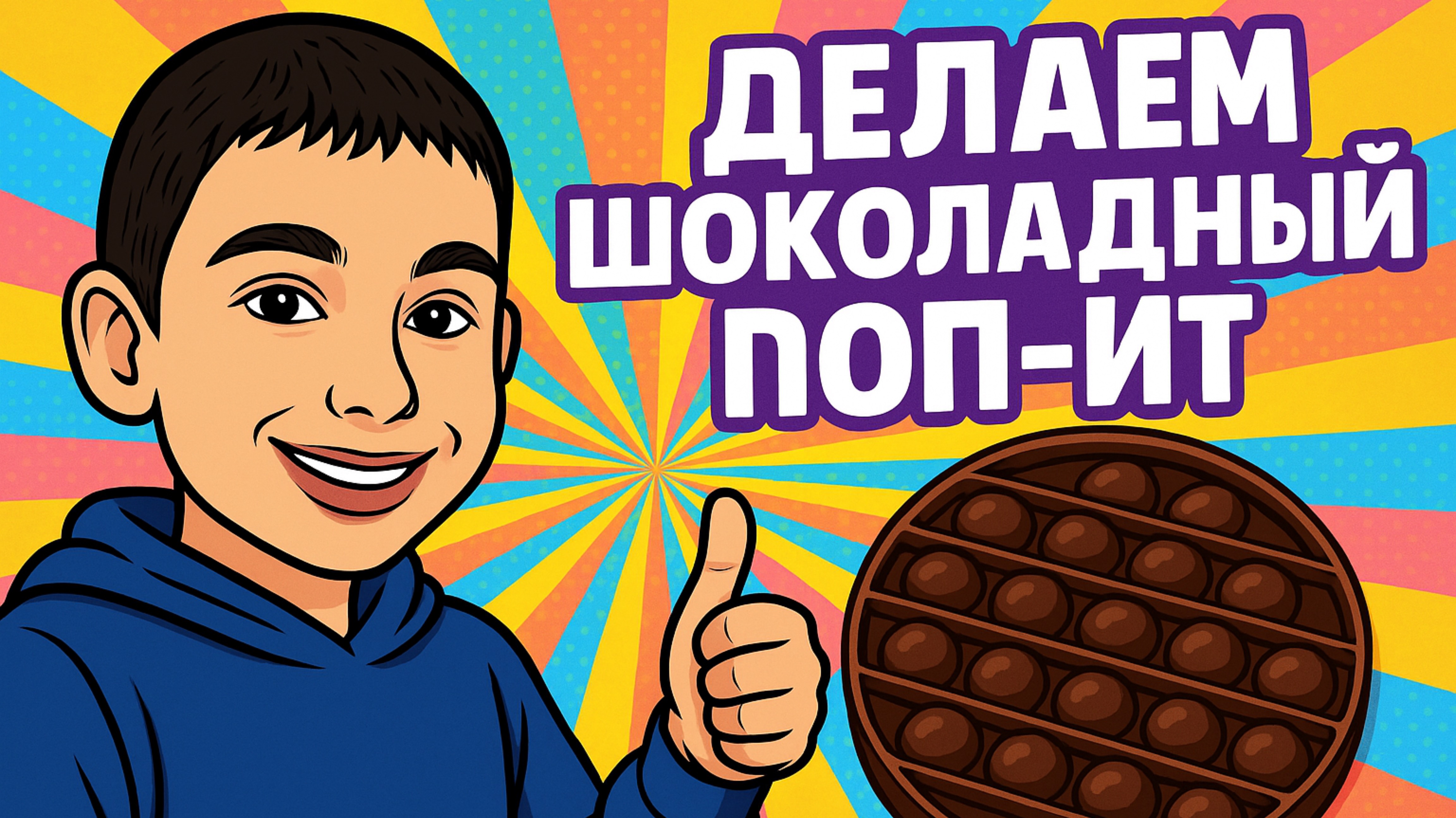 Делаем шоколадный поп-ит Опыт