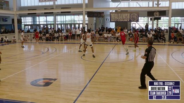 NBA Future Starts Now-NIKE EYBL Session II | Drive Nation U16 vs. Team Takeover U16
