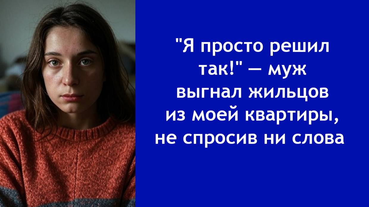 “Арендаторы ушли, теперь здесь будет жить моя сестра” — без спроса и предупреждения