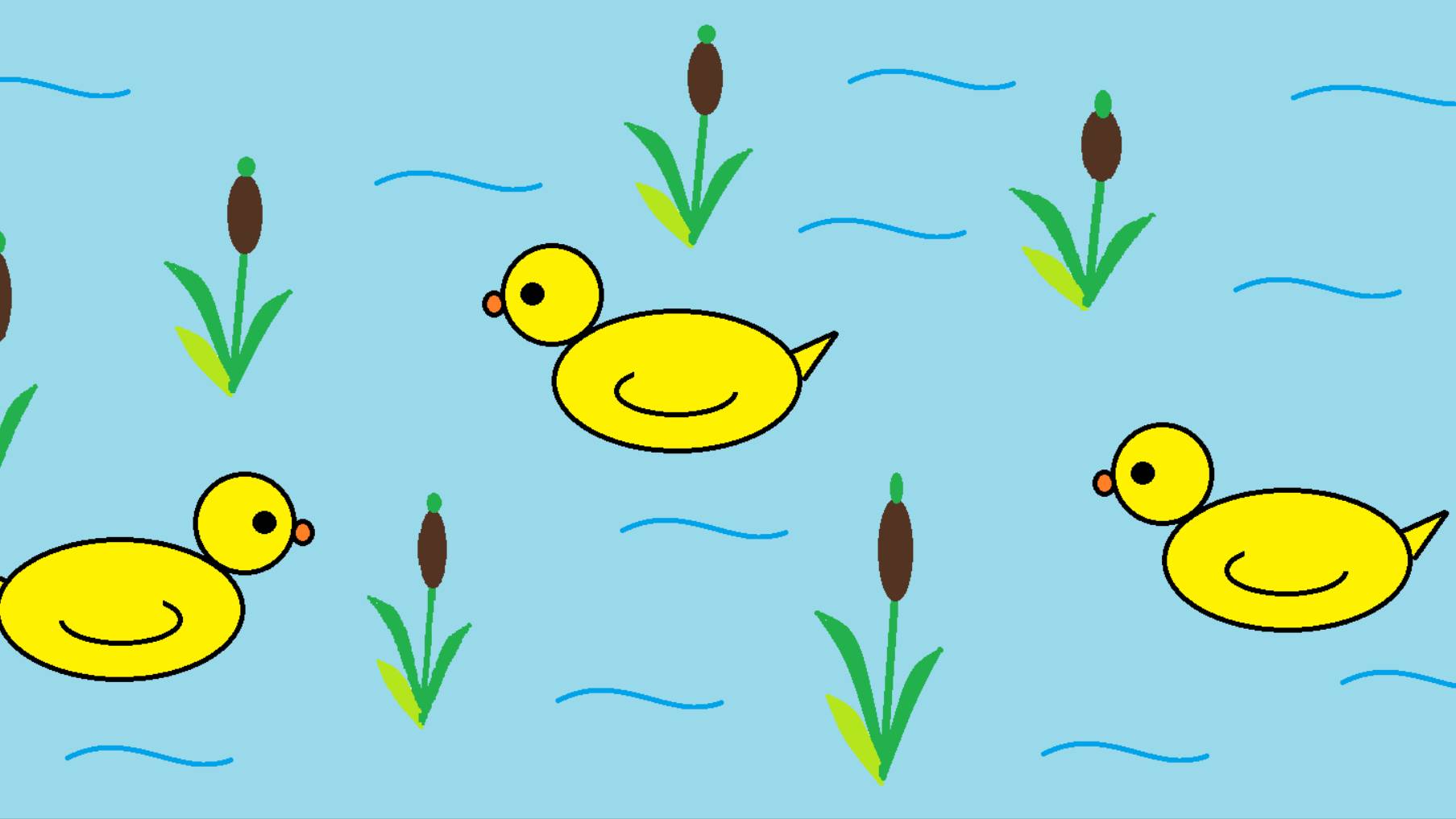 Рисуем в Paint утки