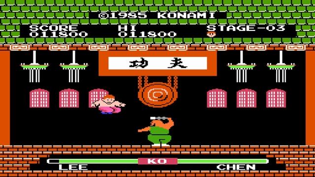 Самое сильное Кунг-Фу! Yie Ar Kung-Fu / Кунг Фу на Денди [NES]