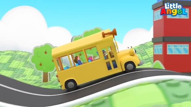 Little Angel - Песенка про Автобус   Развивающие Песенки и Игры для Детей   Little Angel Русский