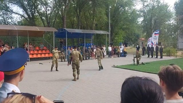 Детский казачий лагерь. Шоу рукопашного боя.