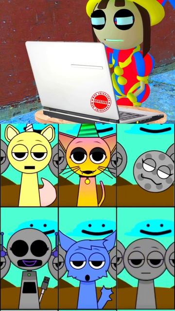 Sprunki. The Amazing Digital Circus. #animation #theamazingdigitalcircus #animal #jax #pomni
