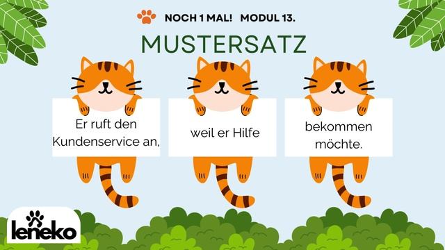 13-1 LENEKO тренажер немецкого "Noch 1 Mal": Modul 13-1. Фраза дня: Er ruf