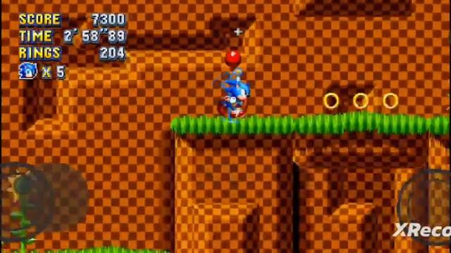Играем в Sonic mania plus на андроид #1 Прыгающий телек