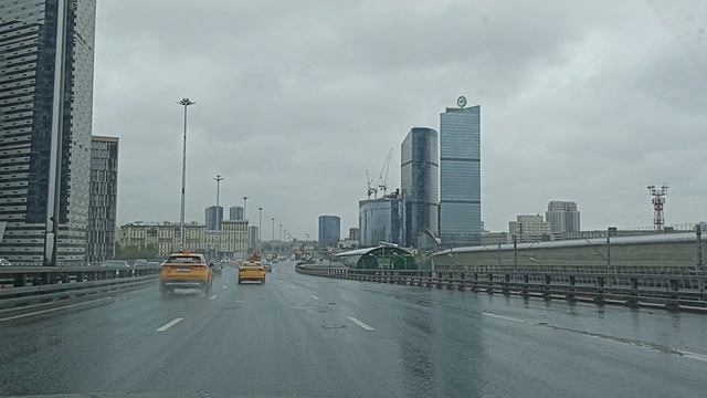 Проезжали Москва Сити .