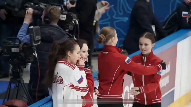 Alexandra Trusova and Anna Shcherbakova