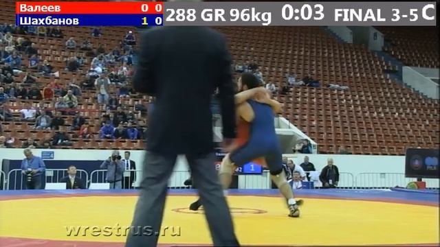 ЧР по греко-римской борьбе-2013 Валеев - Шахбанов.