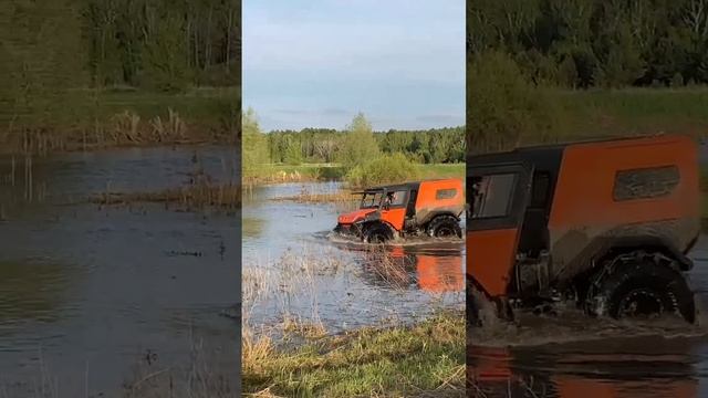 вездеход плавает